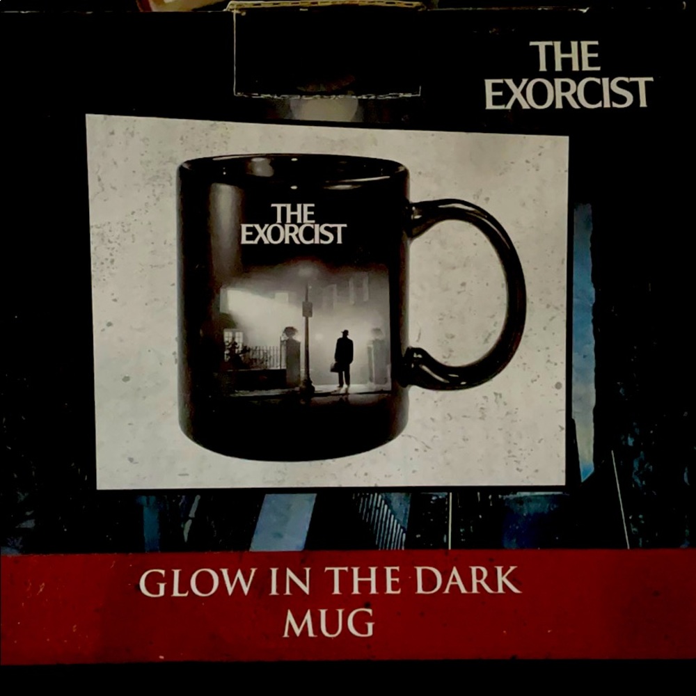The exorcist glow in the dark mug